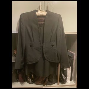 Vintage silk skirt suit